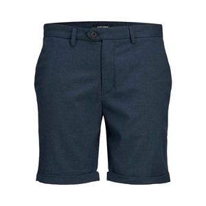 Jack Jones Mens‎ Small Navy Blue Chino Shorts Rolled Hem Flat Front Casual